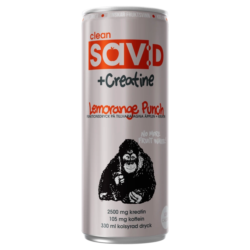 Clean Drink Sav:D Plus Creatine Lemorange Punch 33cl