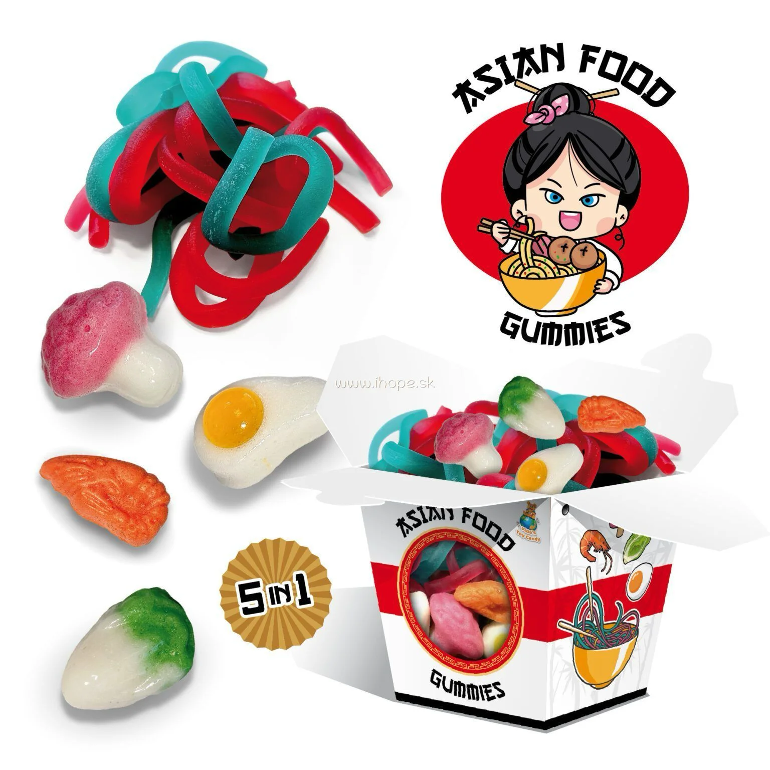Asian Food Gummies 42g