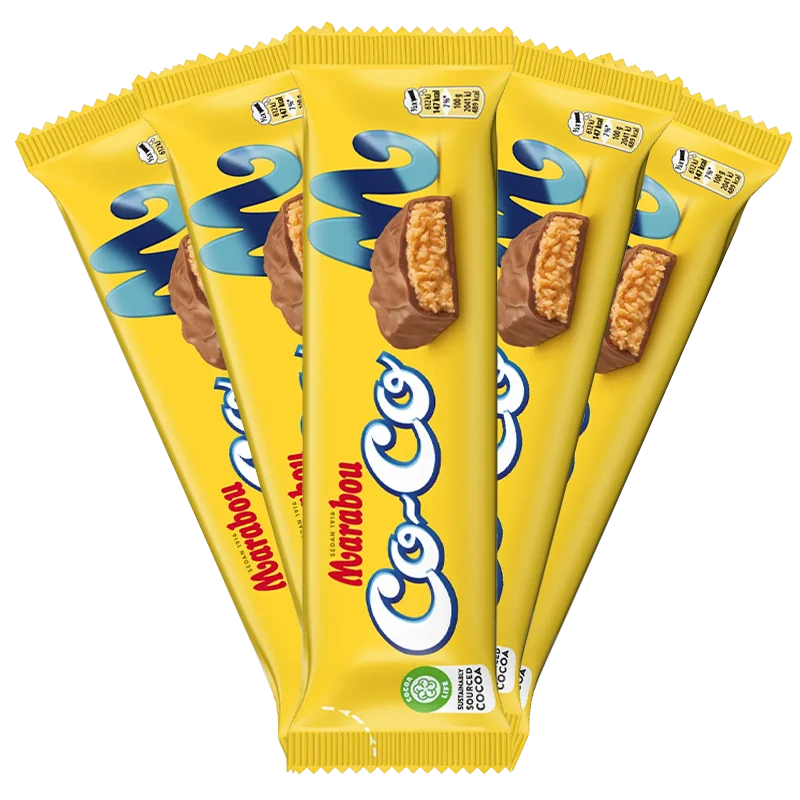 Marabou Co-Co Dobbel Sjokoladebar 60g x 5st