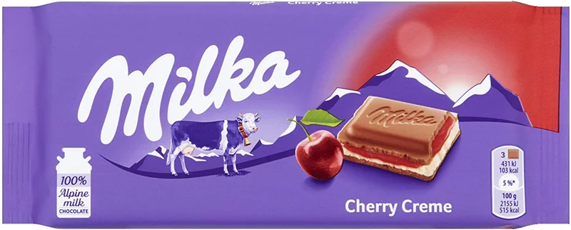 Milka Melkesjokolade Cherry Creme 100g