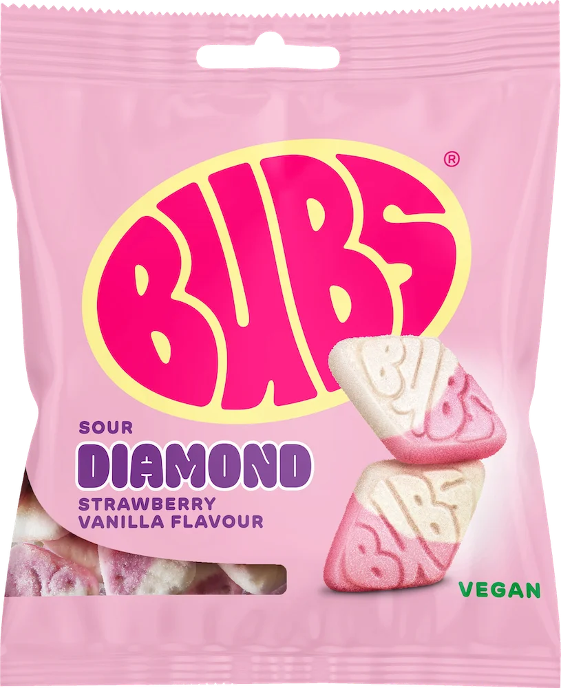BUBS Strawberry Vanilla Diamond 155g