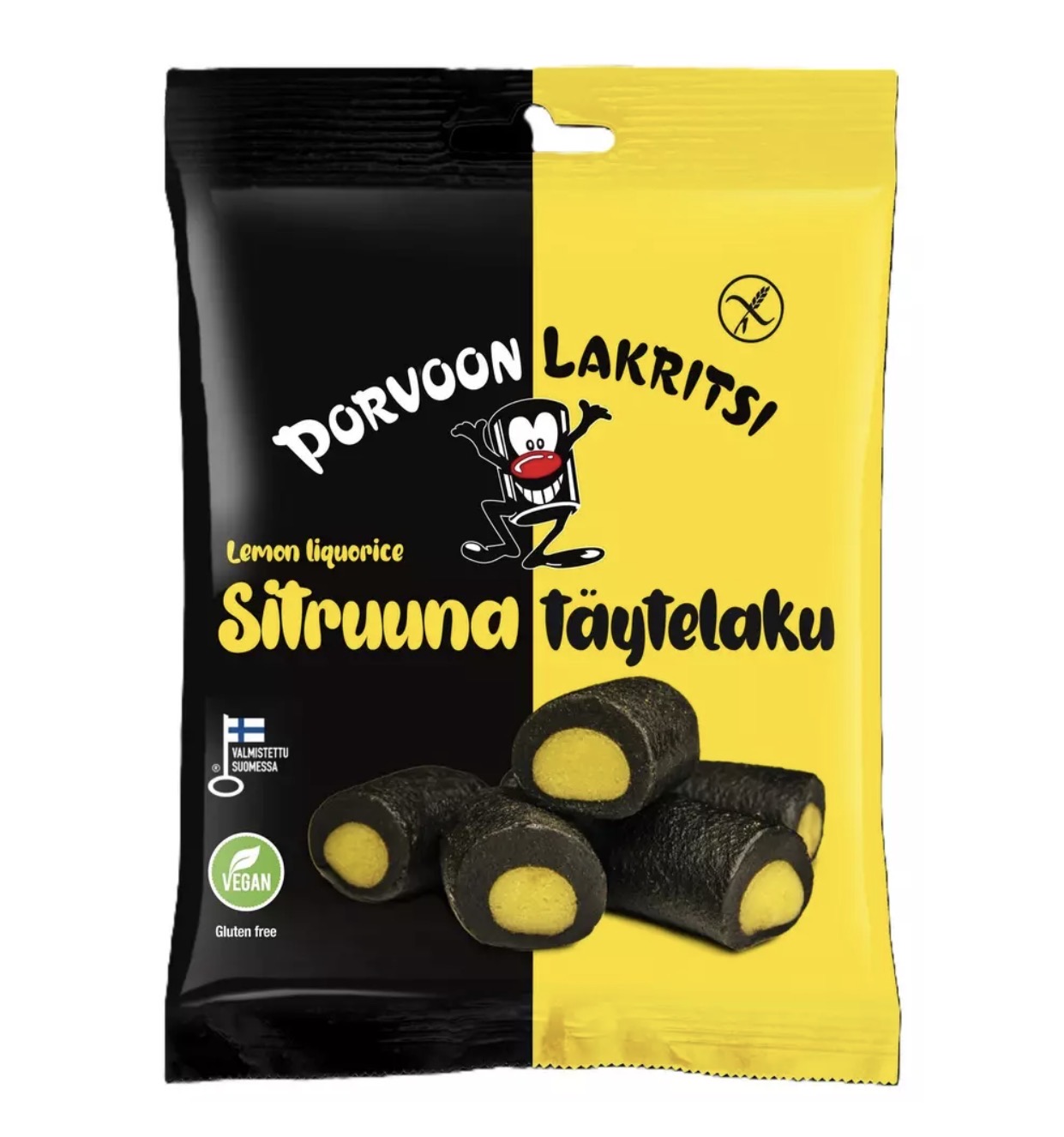 Porvoon Lakritsi Sitruuna 150g