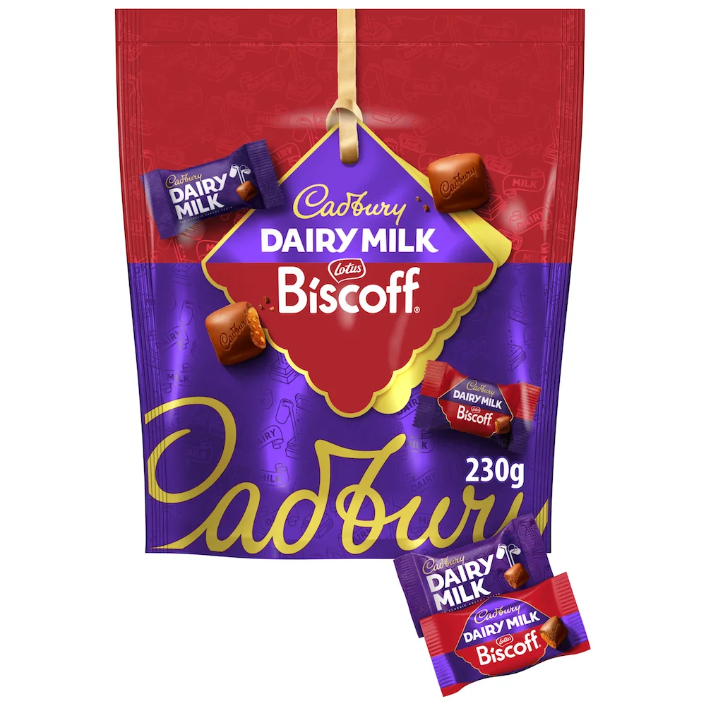Cadbury Dairy Milk Biscoff Påse 230g