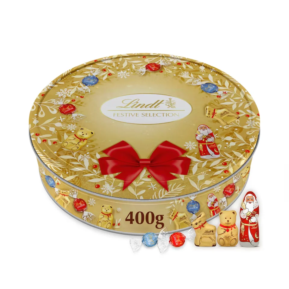 Lindt Christmas Festive Tin 400g