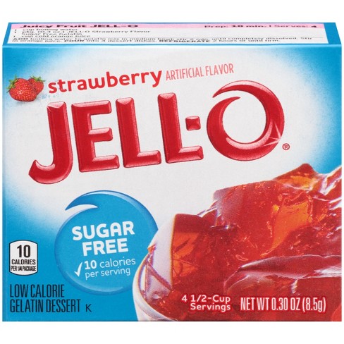 Jello Sugar Free Strawberry 9g Coopers Candy