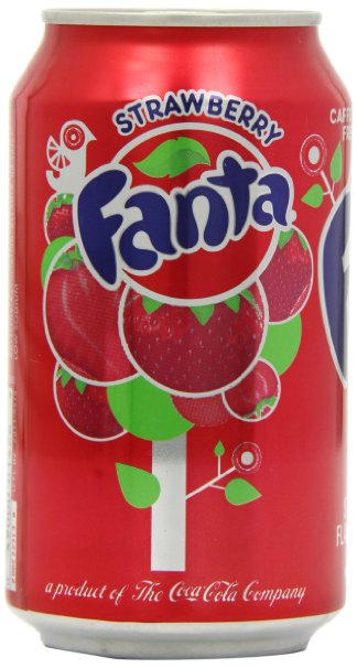 Fanta Strawberry 355ml (BF: 2023-10) Coopers Candy
